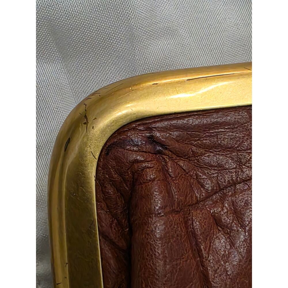 Hobo Lauren Croco Brandy Wallet Gold Hardware - Picture 5 of 7
